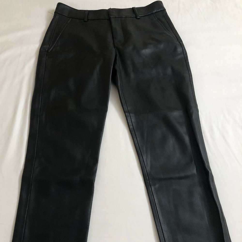 Zara Faux Leather Pants- 6